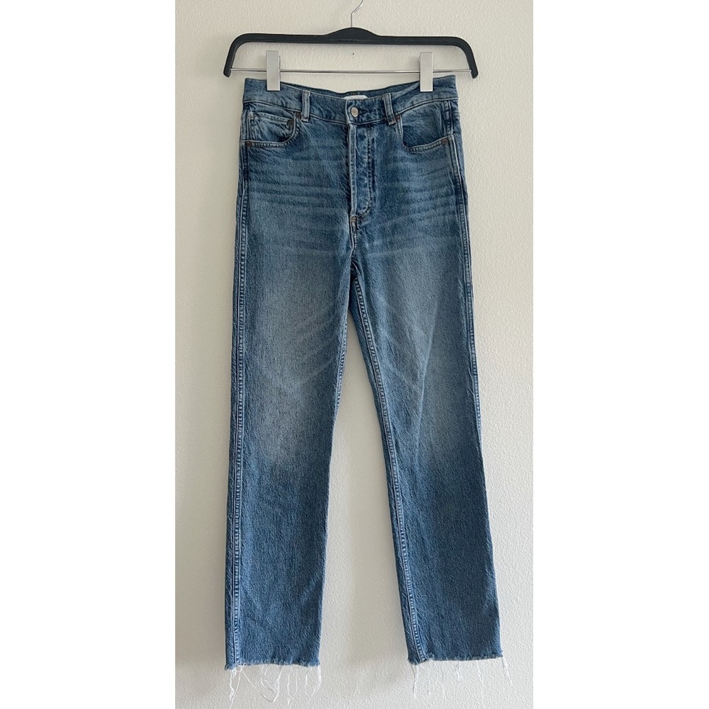 Boyish The Dempsey High Rise Slim Straight Button Fly Jeans Size 26